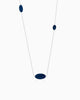 Sapphire Druzy Necklace 24