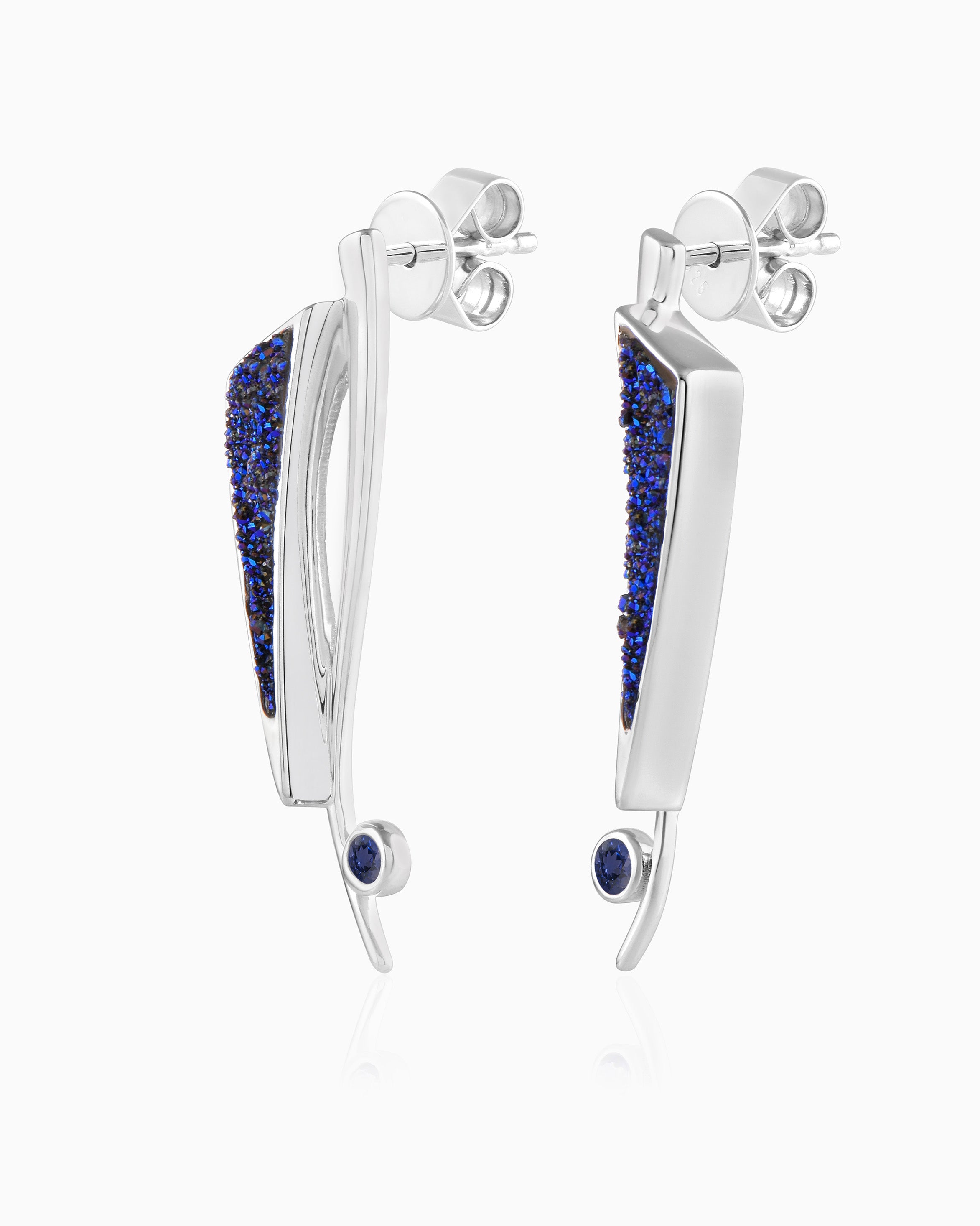 Twinkle core Frost Drusy Earrings