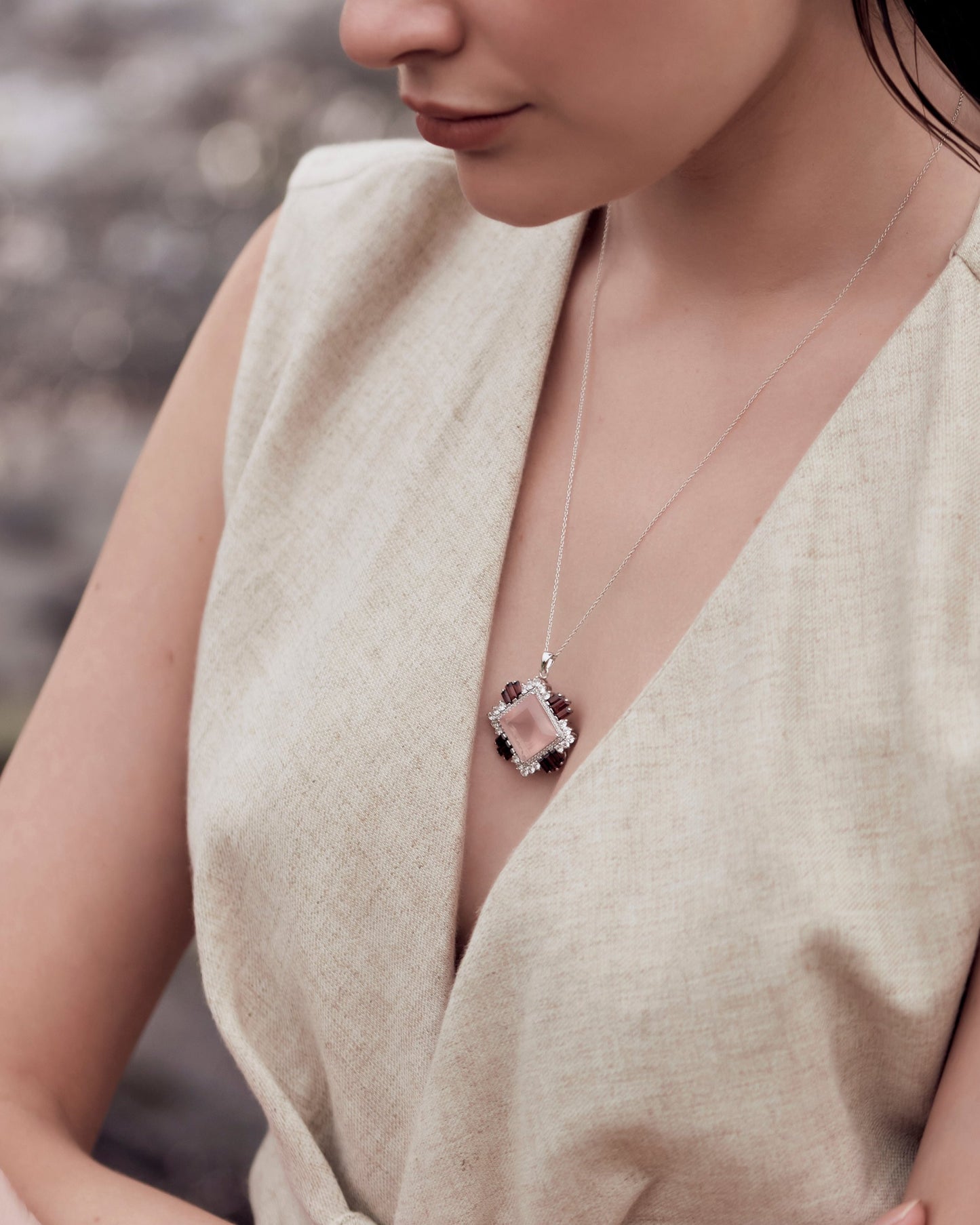 Blossom Dreams Heartfelt Pendant