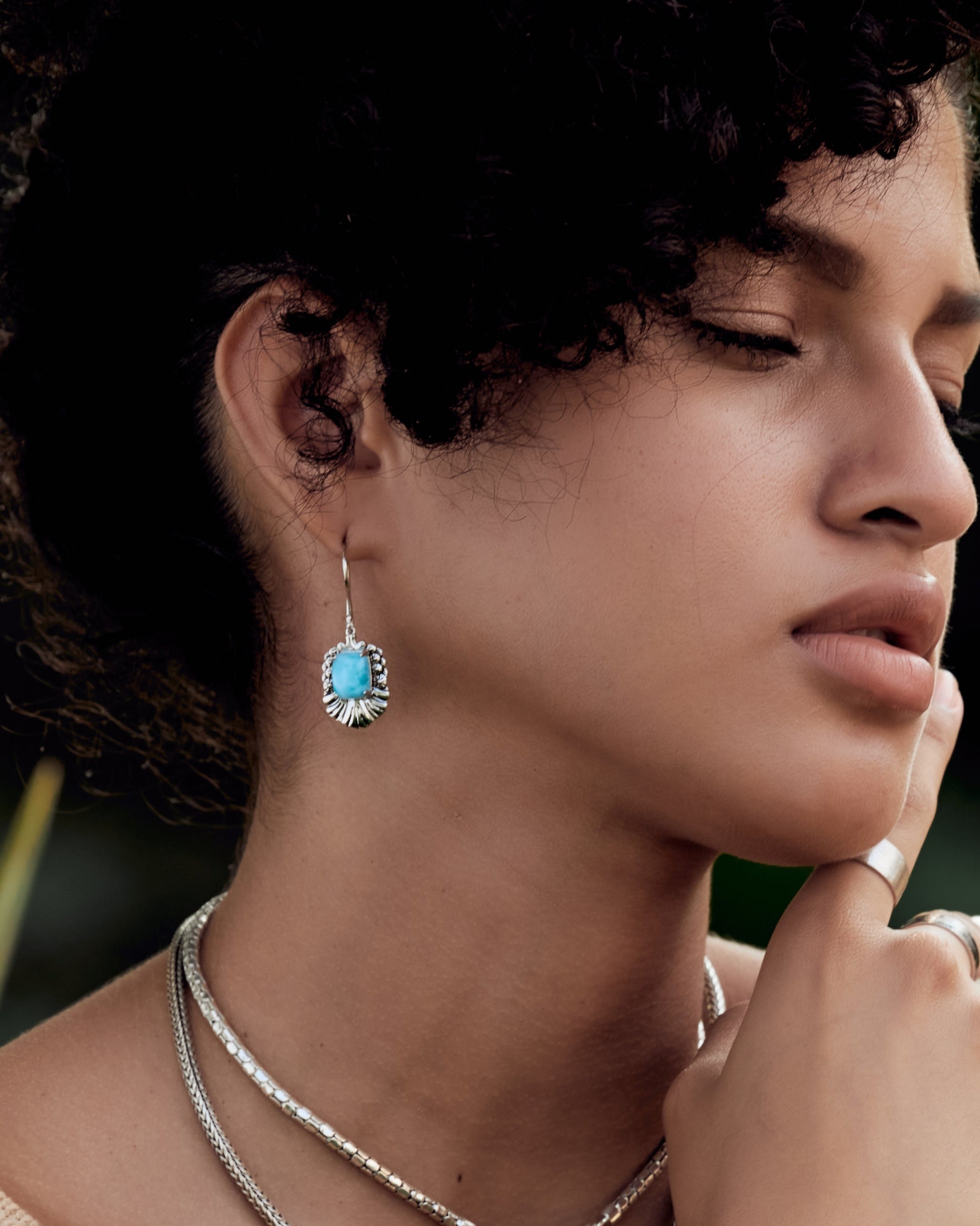 Tideheart Larimar Earrings