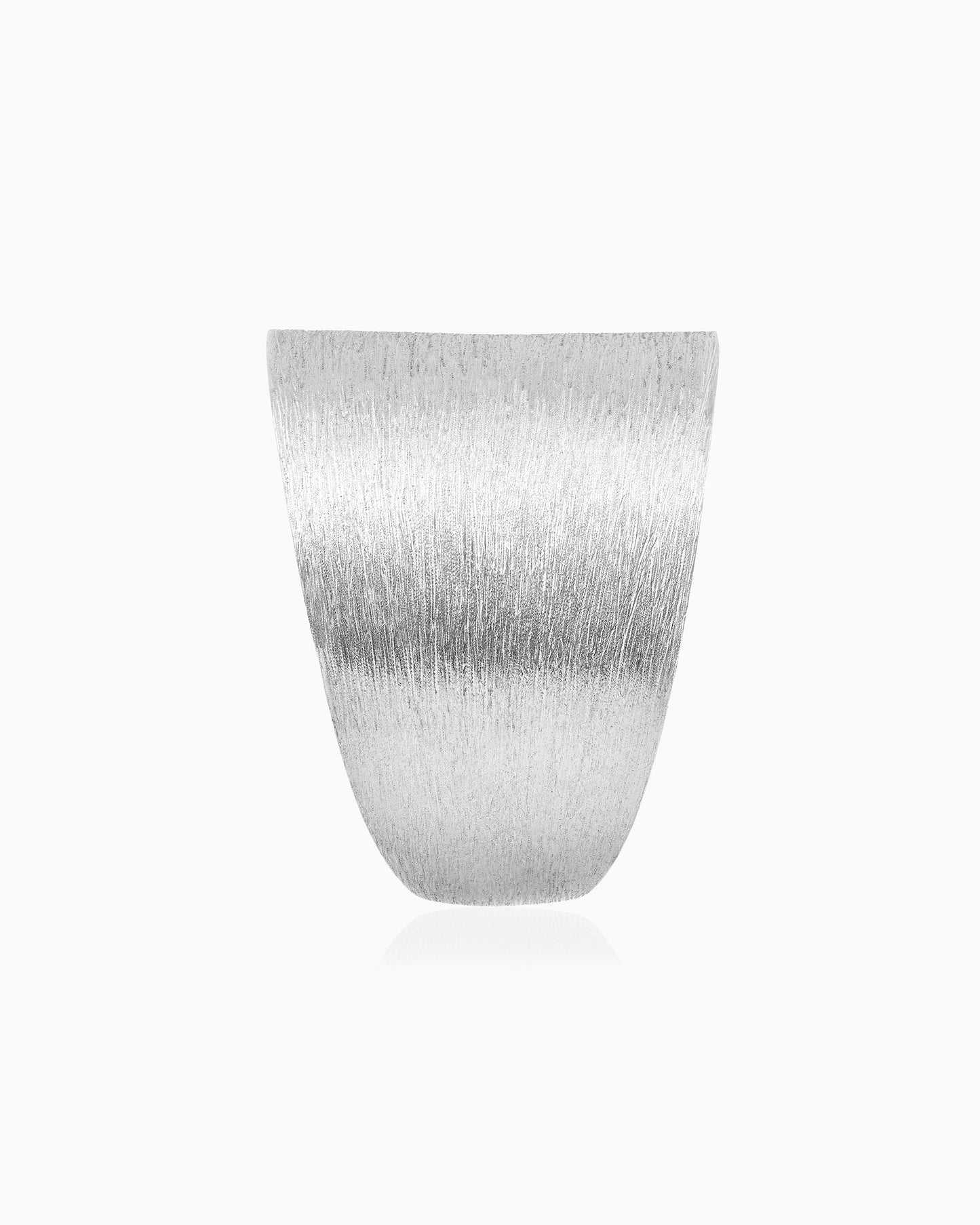 Eterna Cuff – Rhodium Finish