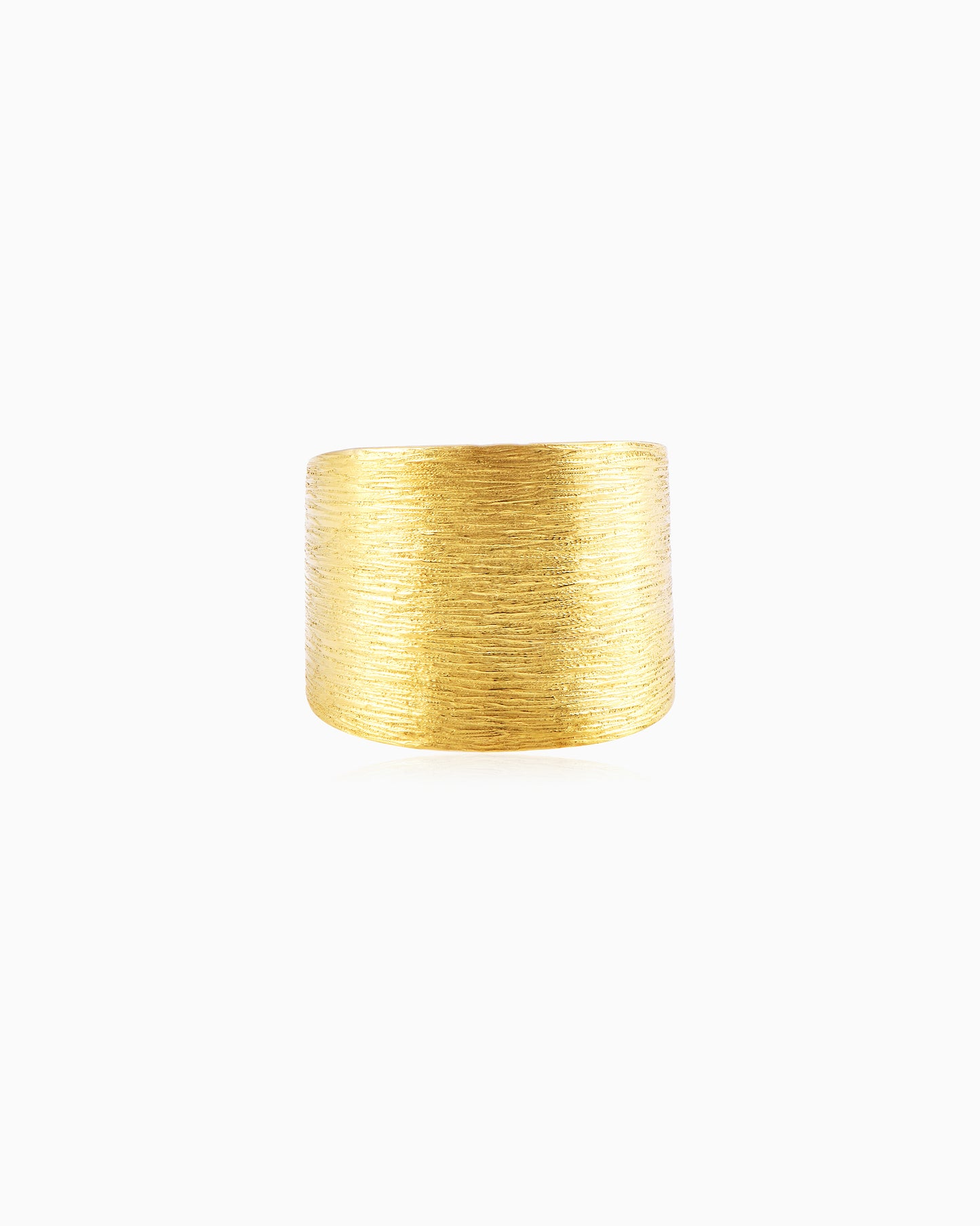 Mistclad Scratched Gold Ring