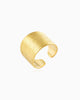 Mistclad Scratched Gold Ring
