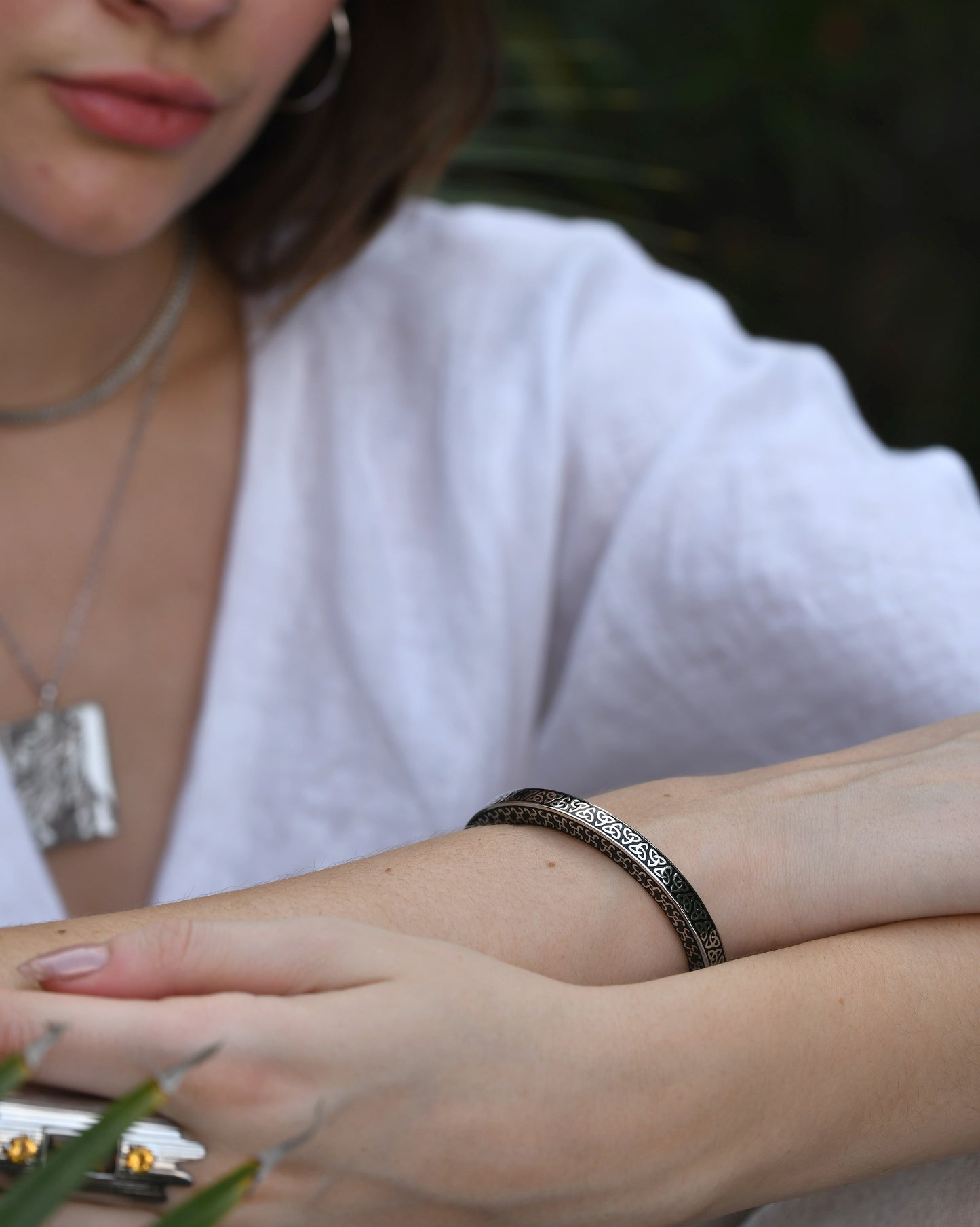 Sunwoven Filigree Cuff – Silver Edition