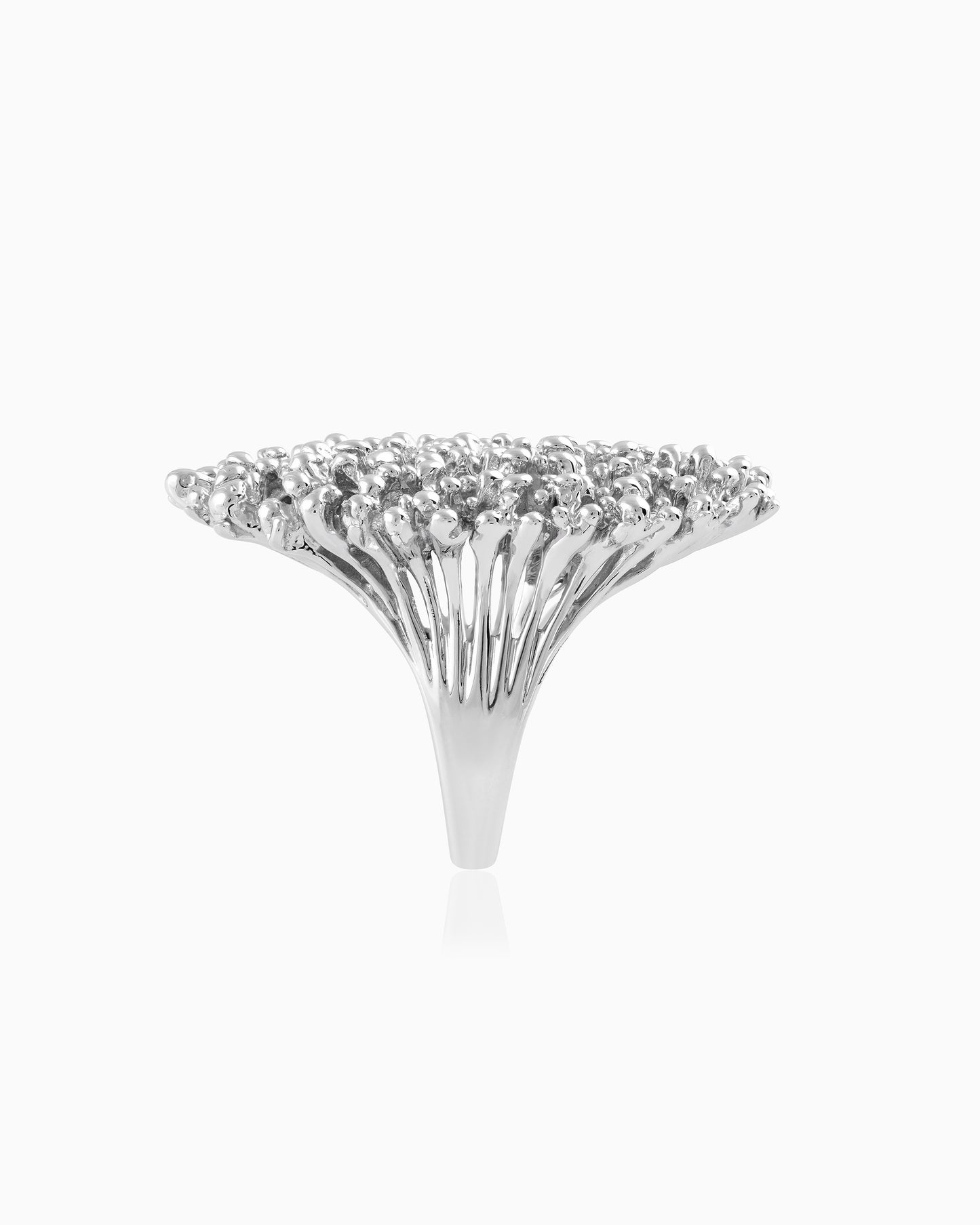 Silvery Algae Ring
