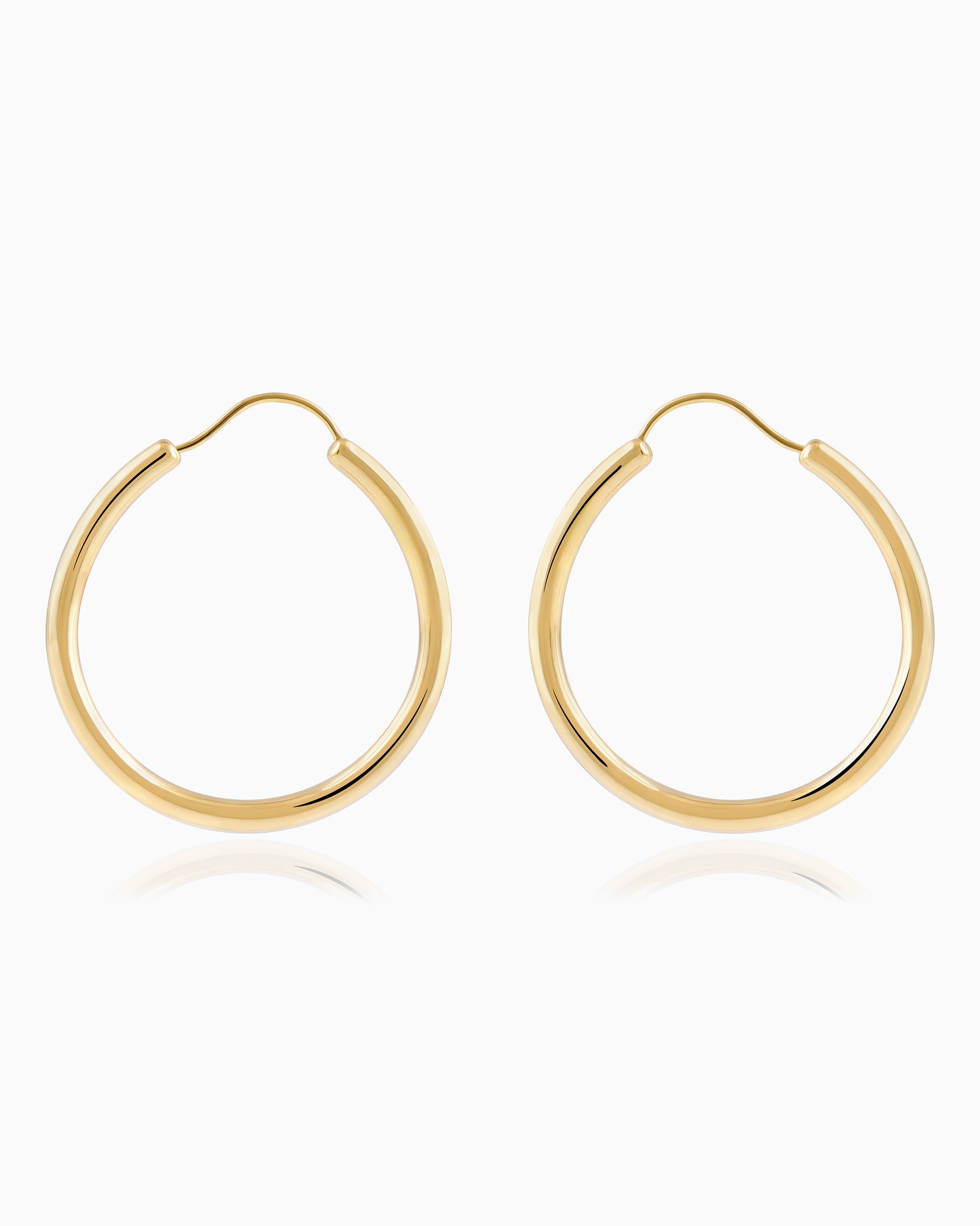 Small Hoop Gold Earrings