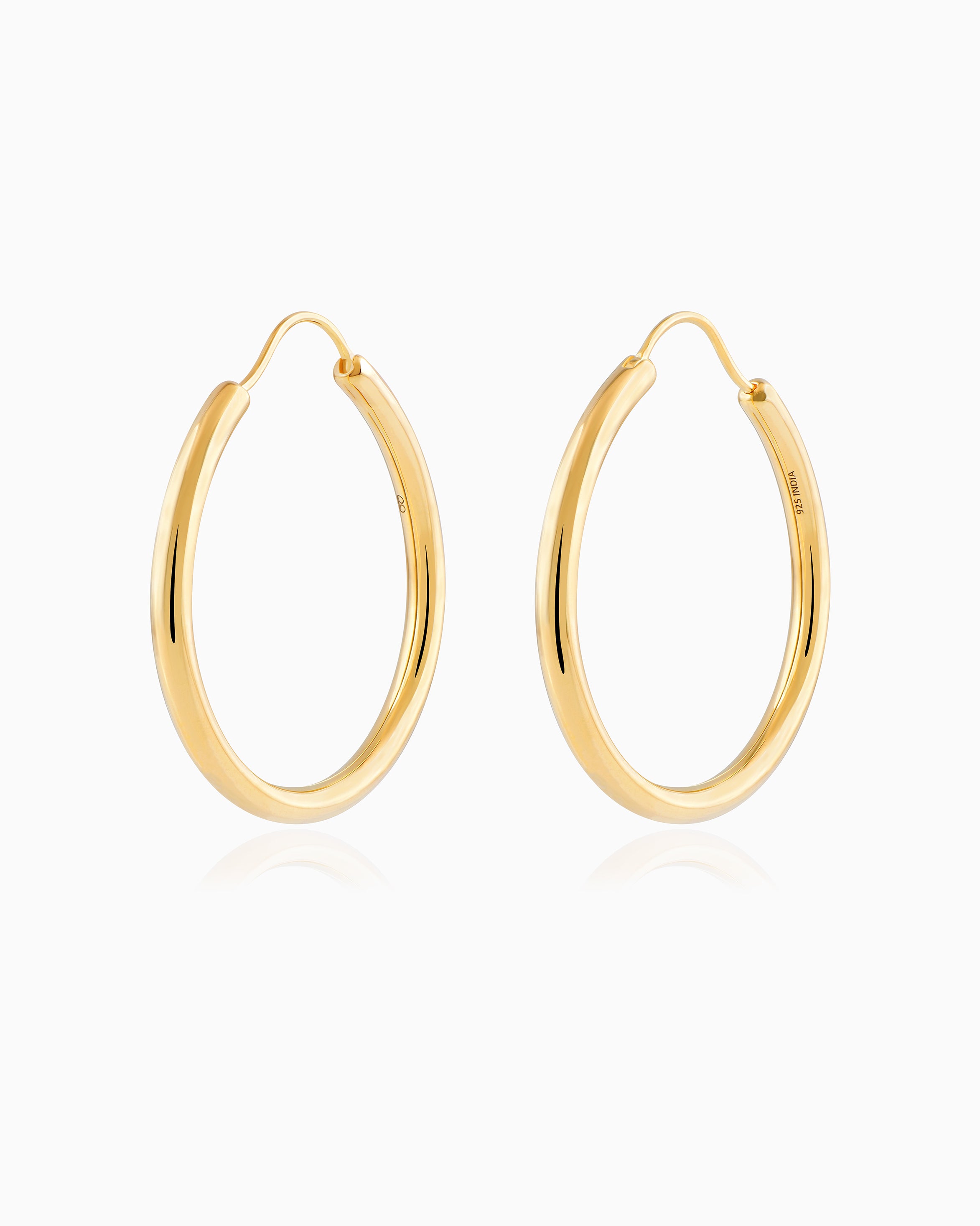 Small Hoop Gold Earrings