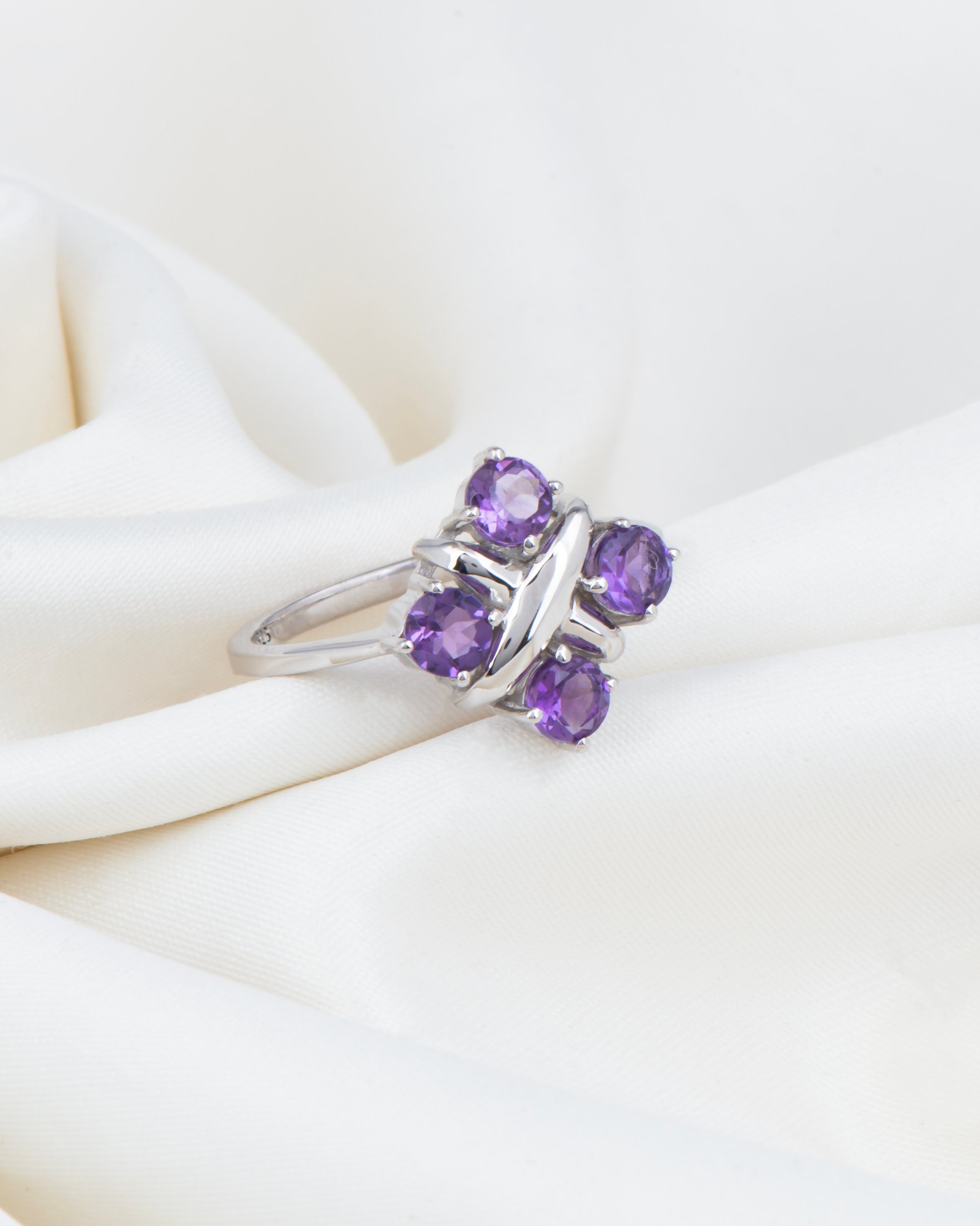 Wild Lustrous Crystal Ring
