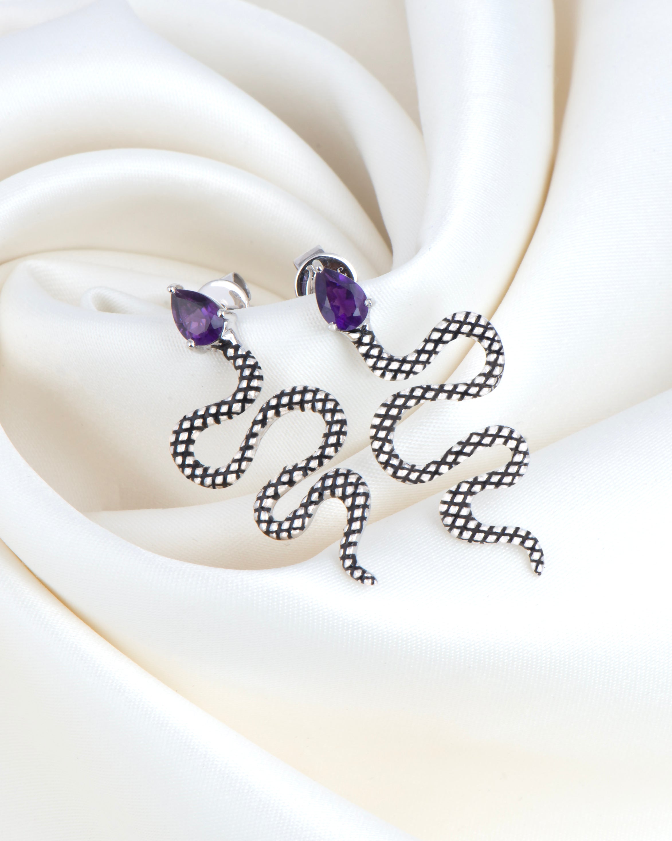 Slithergleam Serpent Earrings