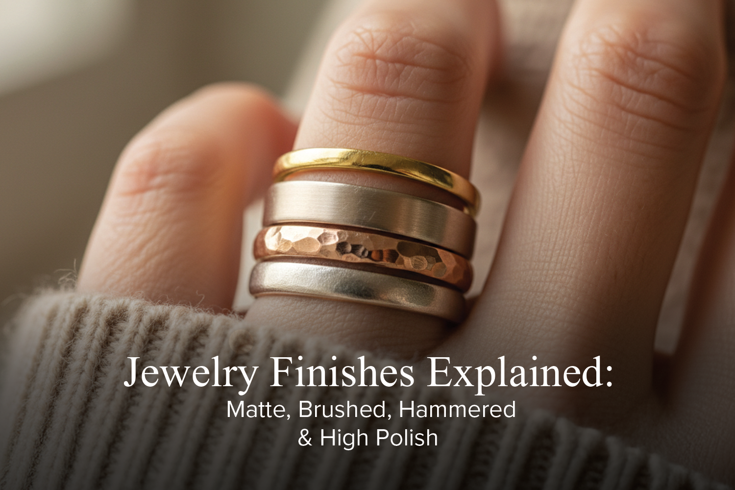 jewelry finishes explained