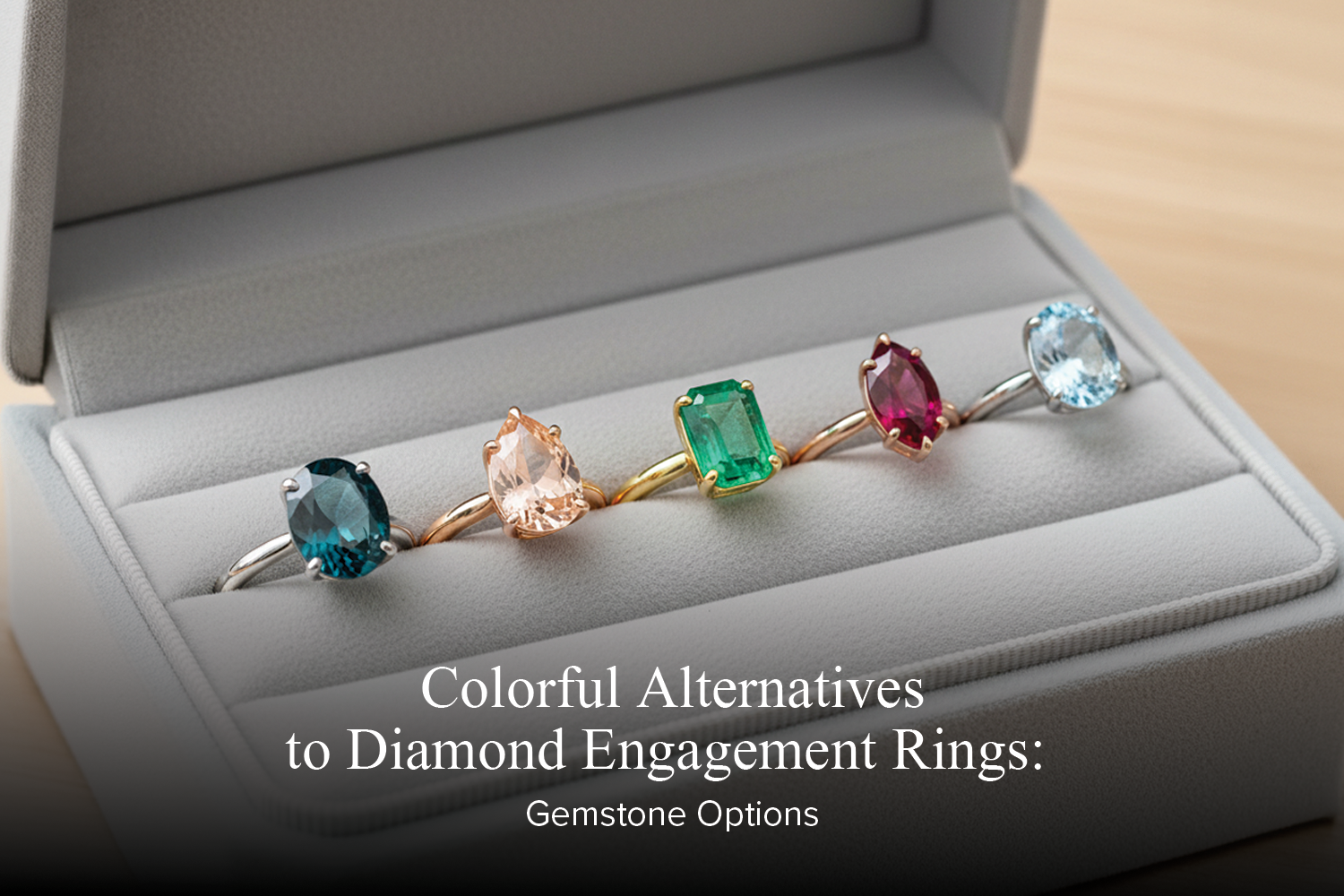 alternatives to diamond engagement rings​