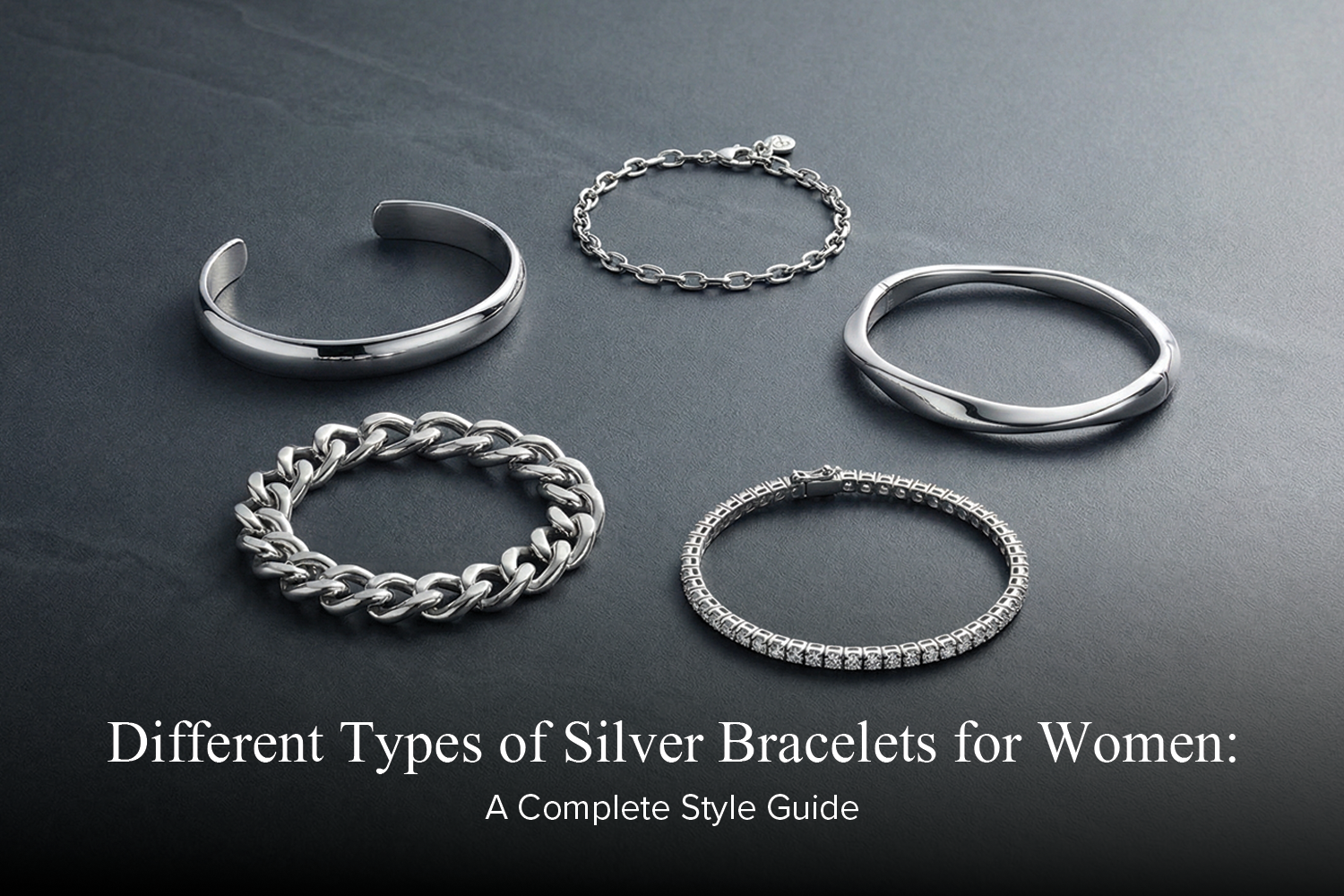 silver bracelets for women​