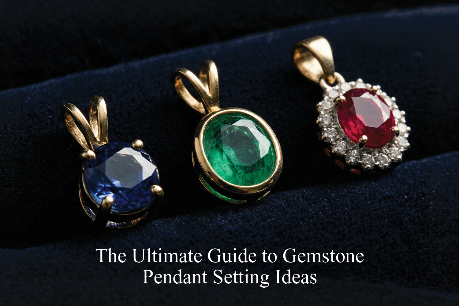 gemstone pendant setting ideas