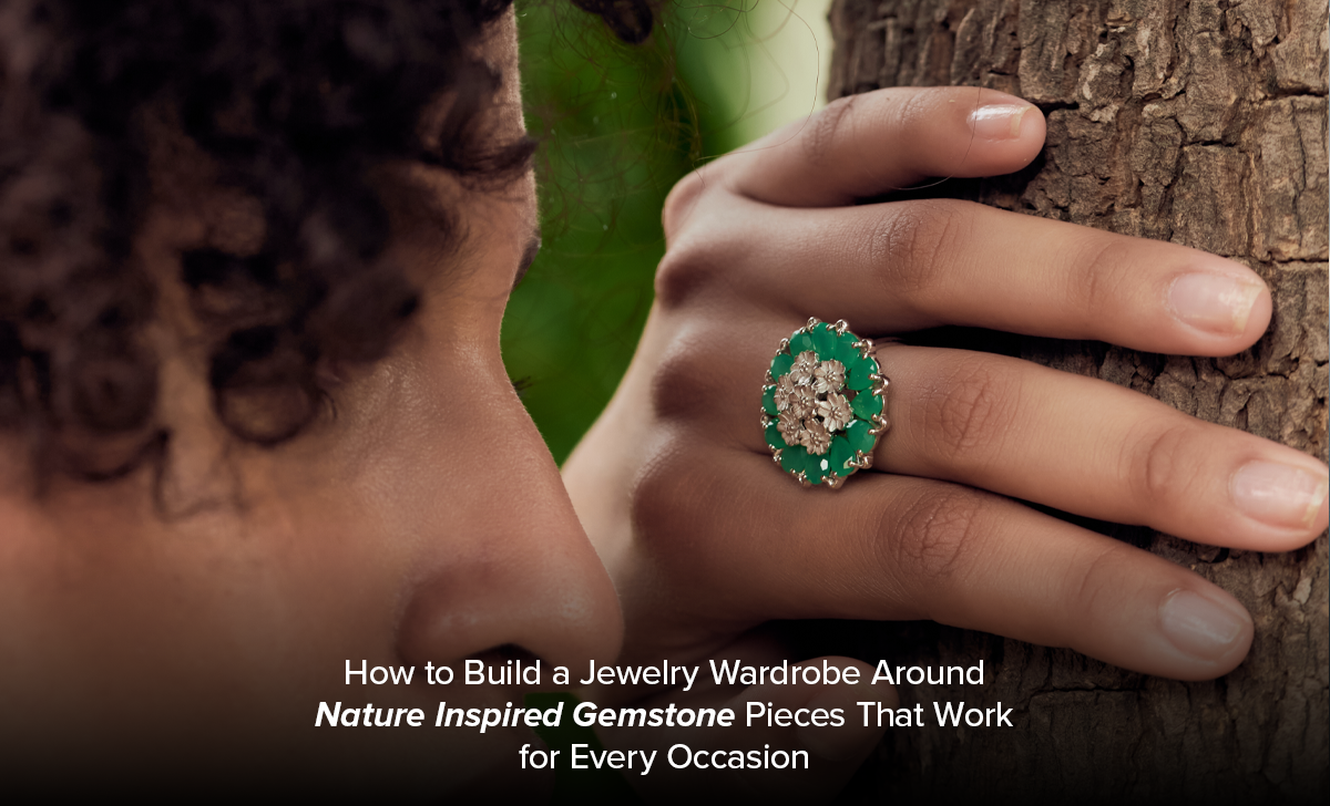 Nature inspired gemstone pieces