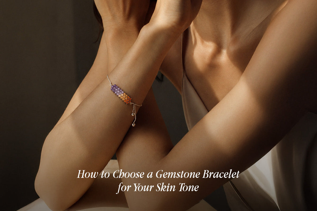 gemstone bracelet for skin tone