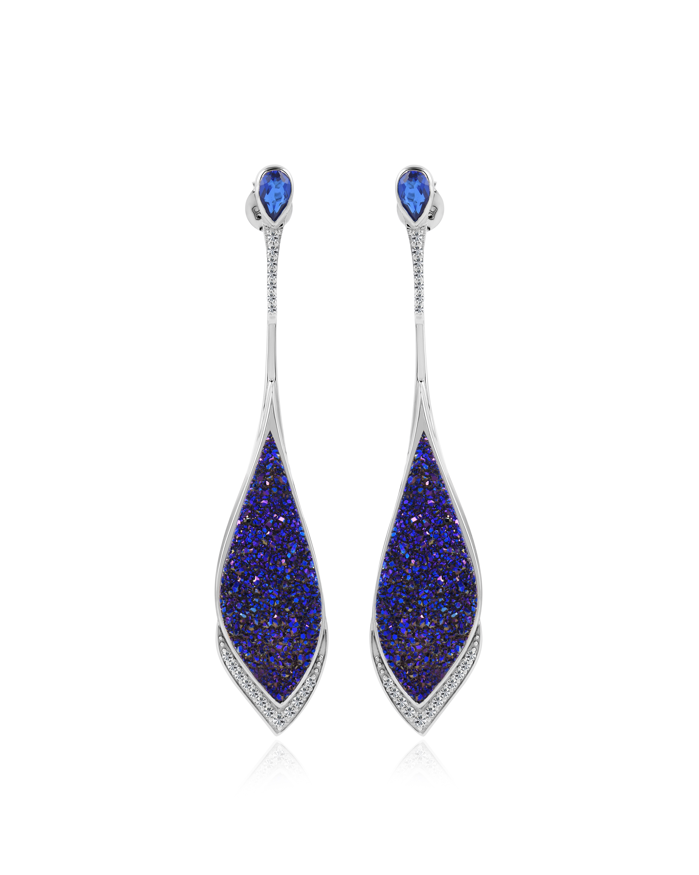 Glimmer Skin Druzy Earring