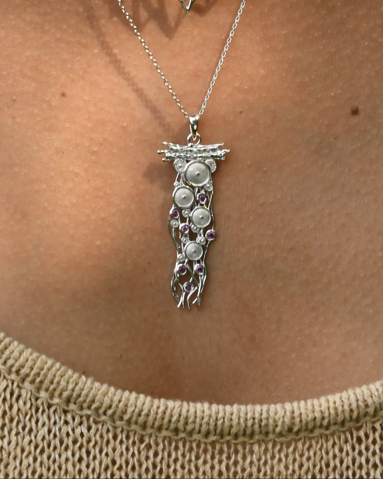 Nocturnal Periwinkle Pendant