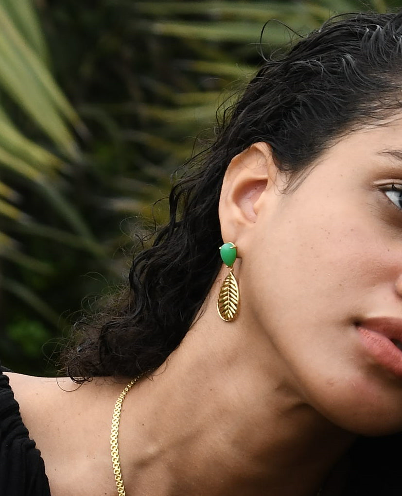 Palm Earrings of Light