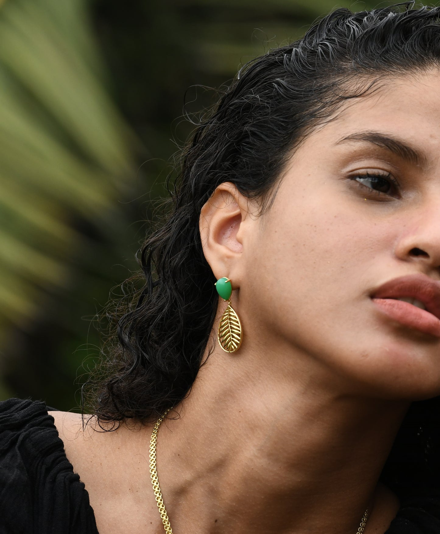 Palm Earrings of Light