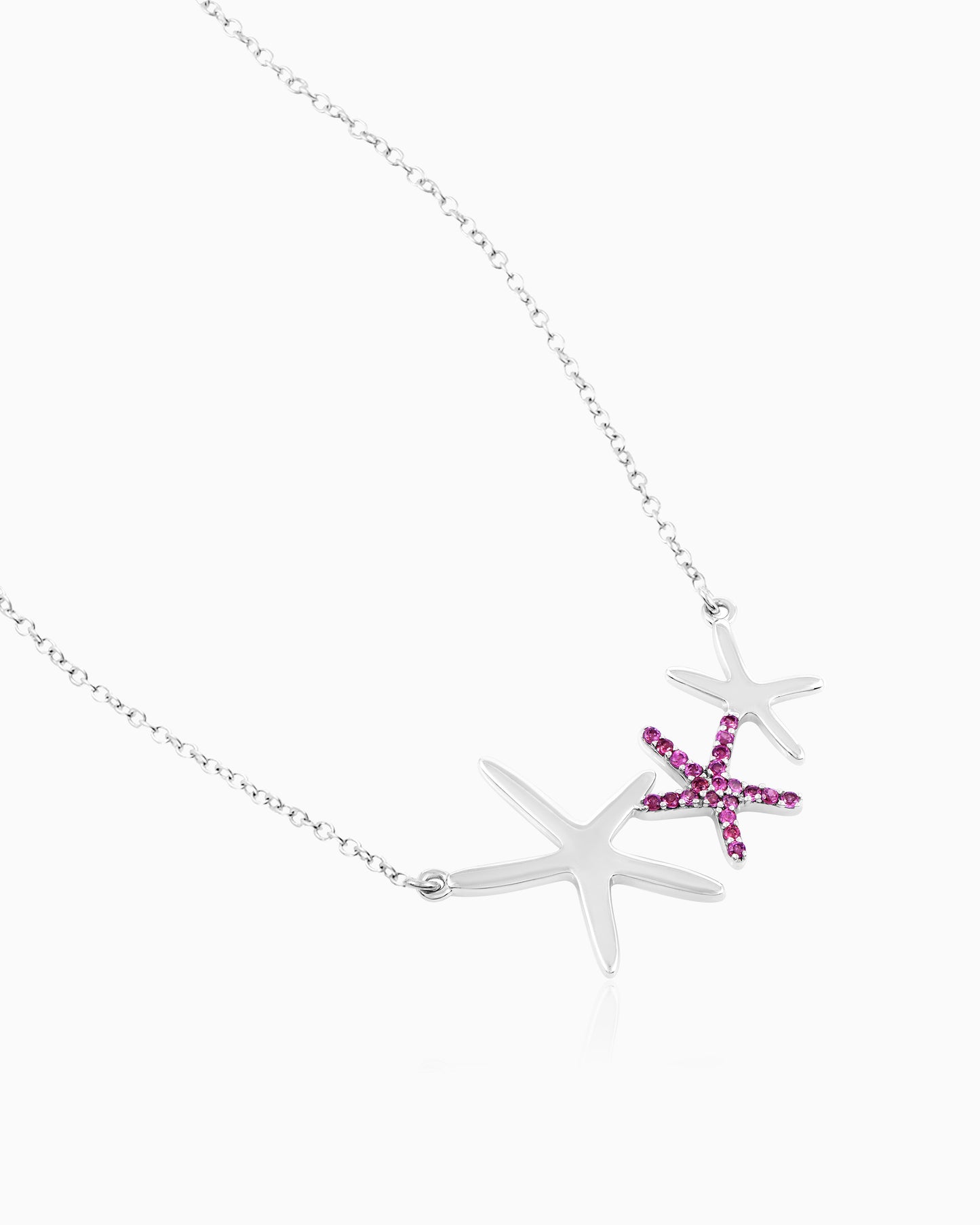 Galaxy Star Drift Necklace 18"