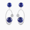 Cobalt Loop Earrings