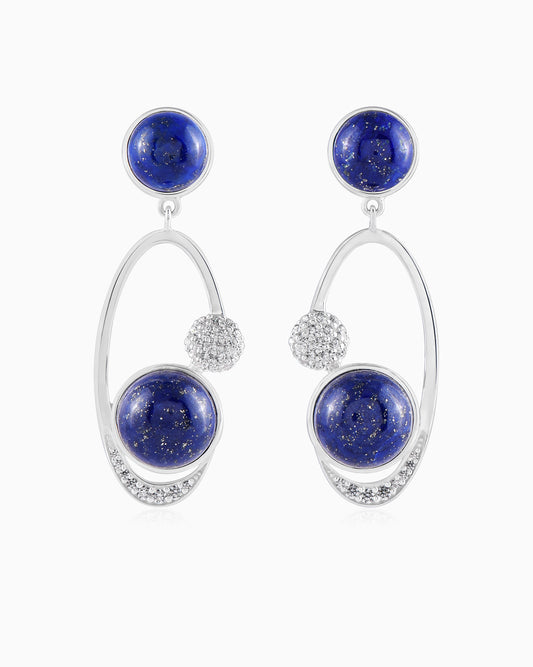 Cobalt Loop Earrings