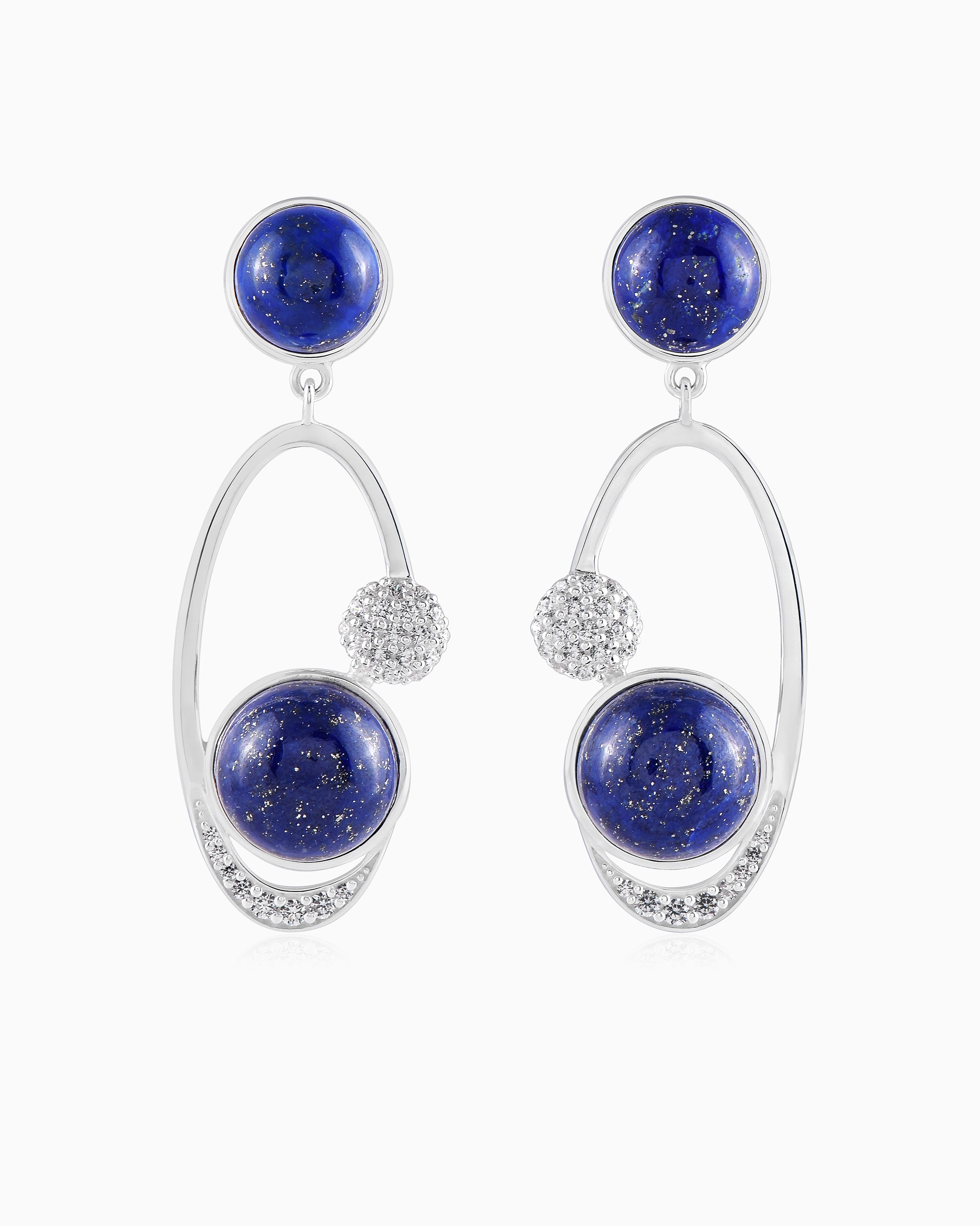 Cobalt Loop Earrings