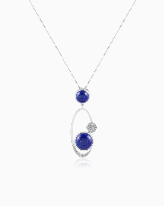 Cobalt Loop Pendant