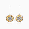 Tatiana Petal Earrings – Citrine Edition