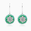 Tatiana Petal Earrings – Chrysoprase Edition