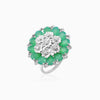 Tatiana Petal Ring - Chrysoprase Edition