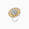 Tatiana Petal Ring- Citrine Edition