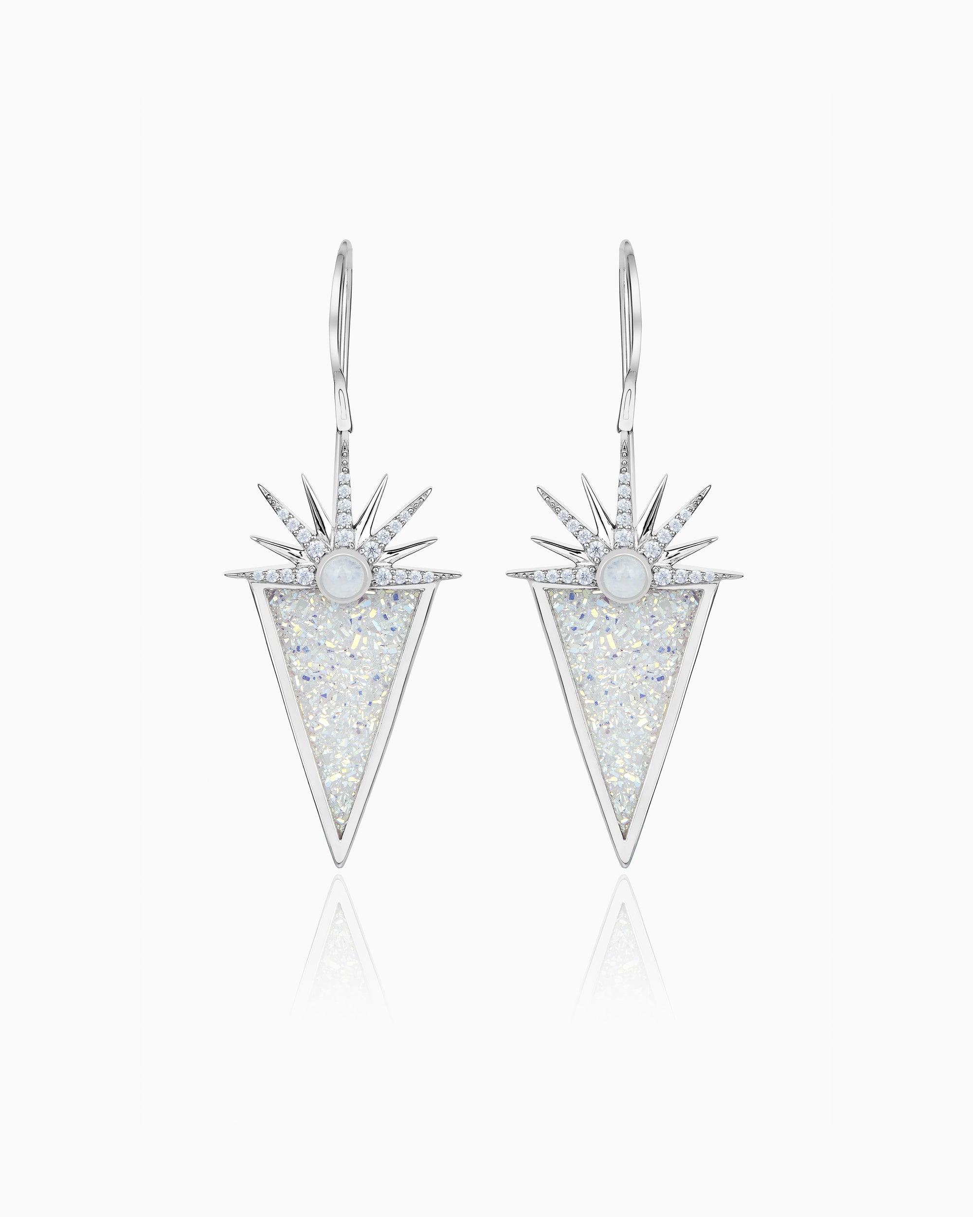 Sunset in the blush fields earrings