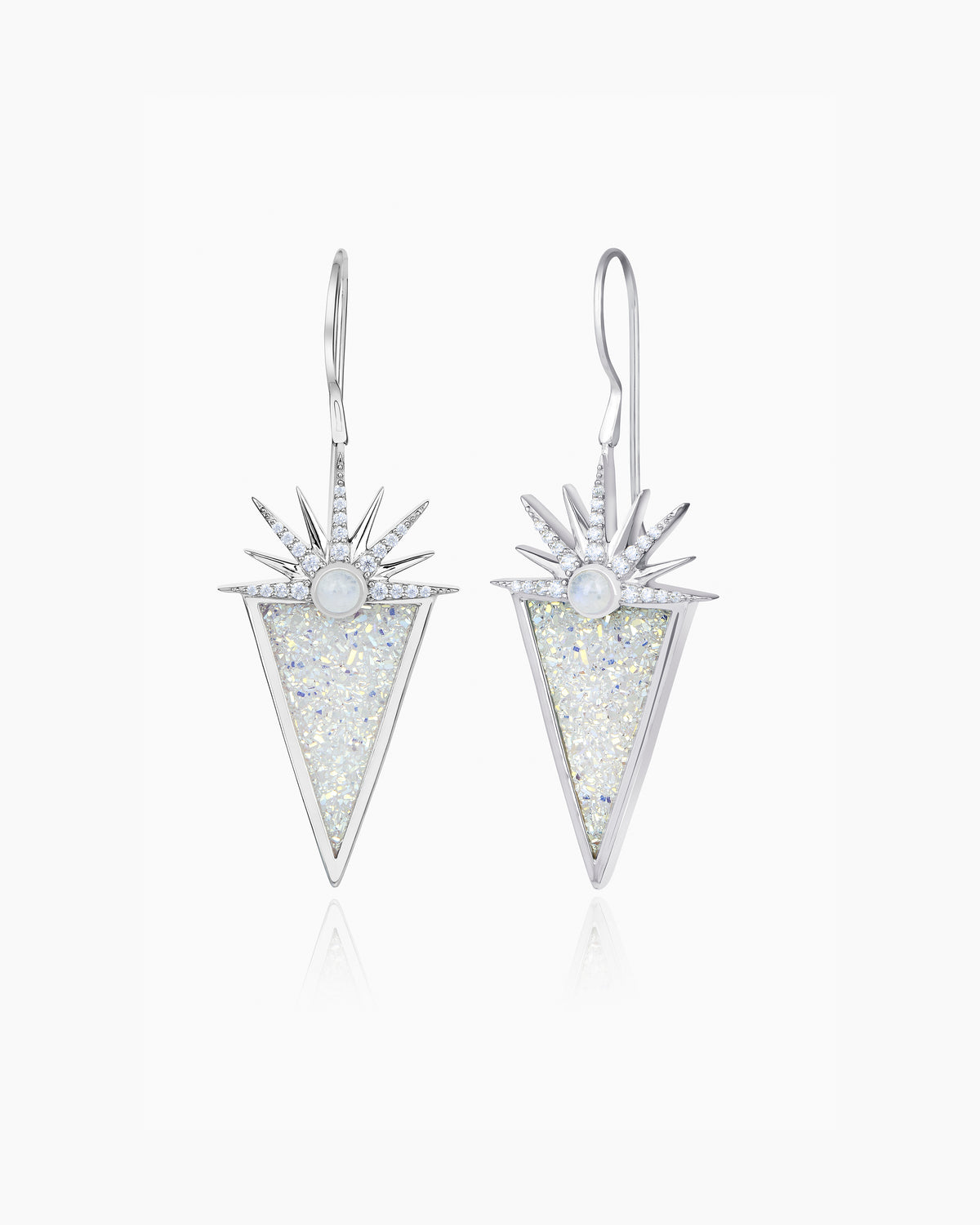 Sunset in the blush fields earrings