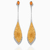 Golden Petal  Earrings
