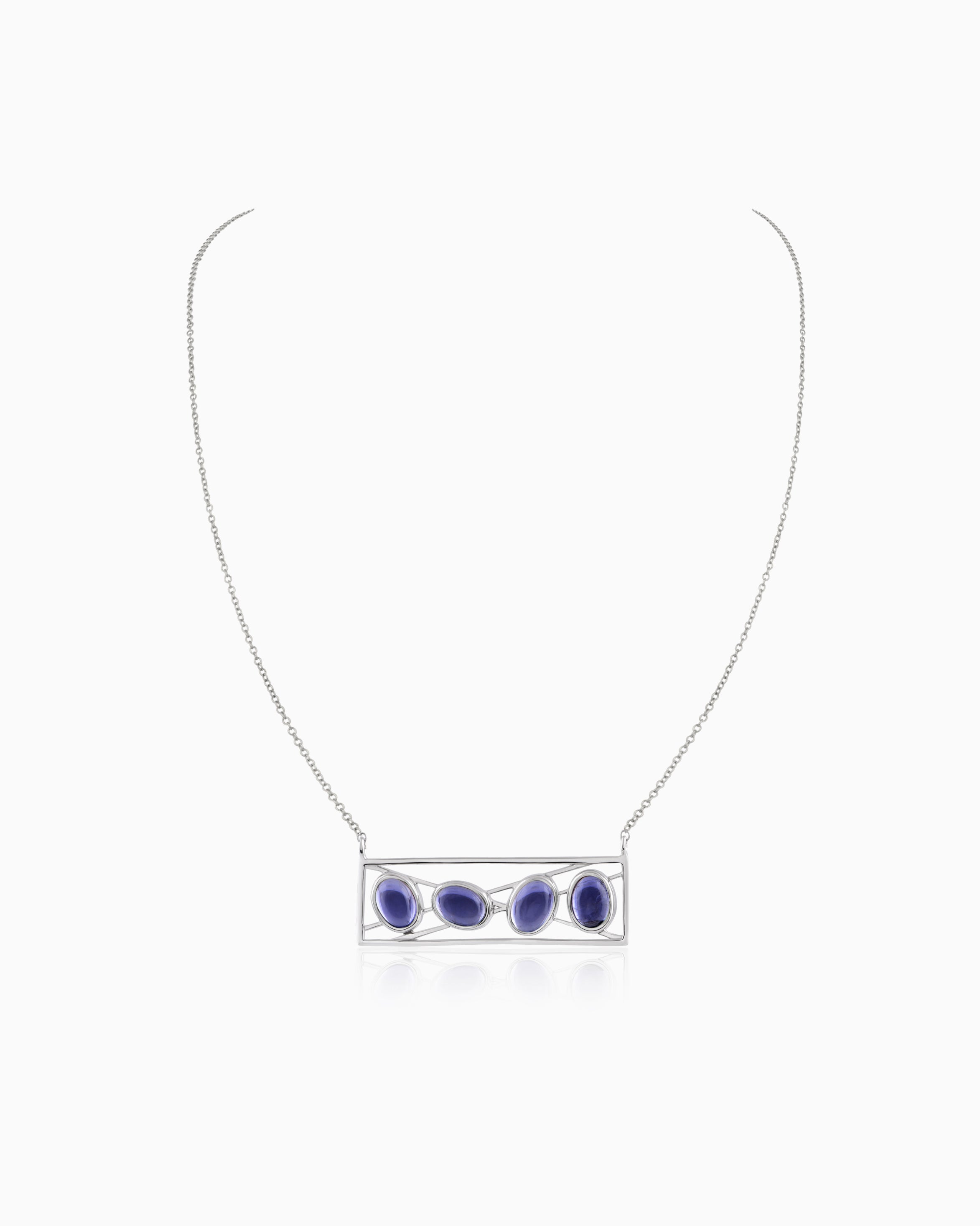 River Pebble necklace 18"