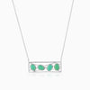 Moss Pebble Necklace 18