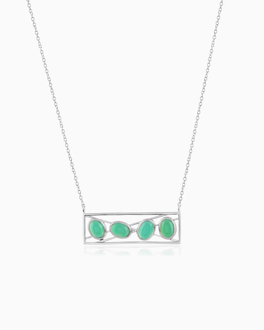 Lush Eyelets Necklace 18"