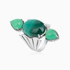 Malachite Statement Ring