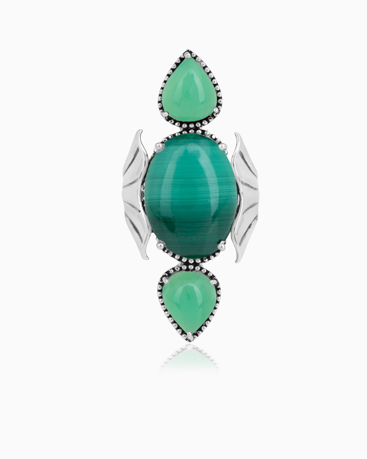 Malachite Statement Ring