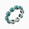 Exquisite Vibrant Natural Malachite Ring