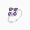 Wild Lustrous Crystal Ring