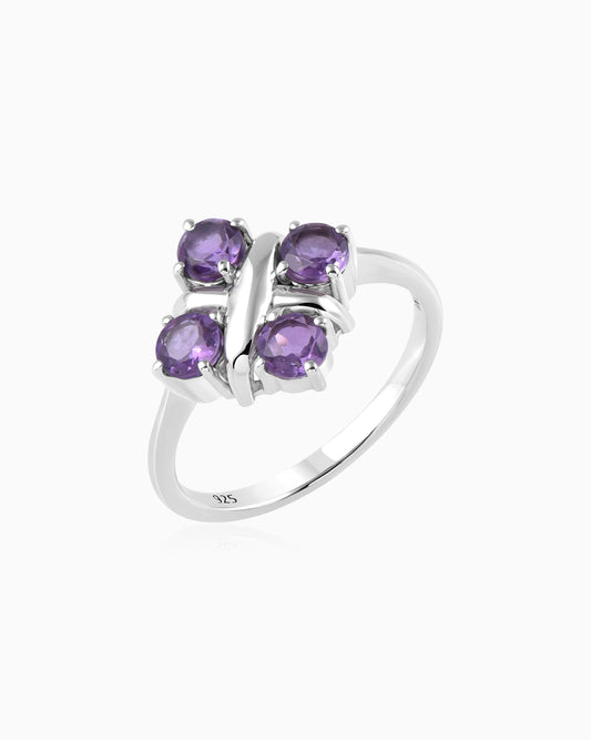 Wild Lustrous Crystal Ring