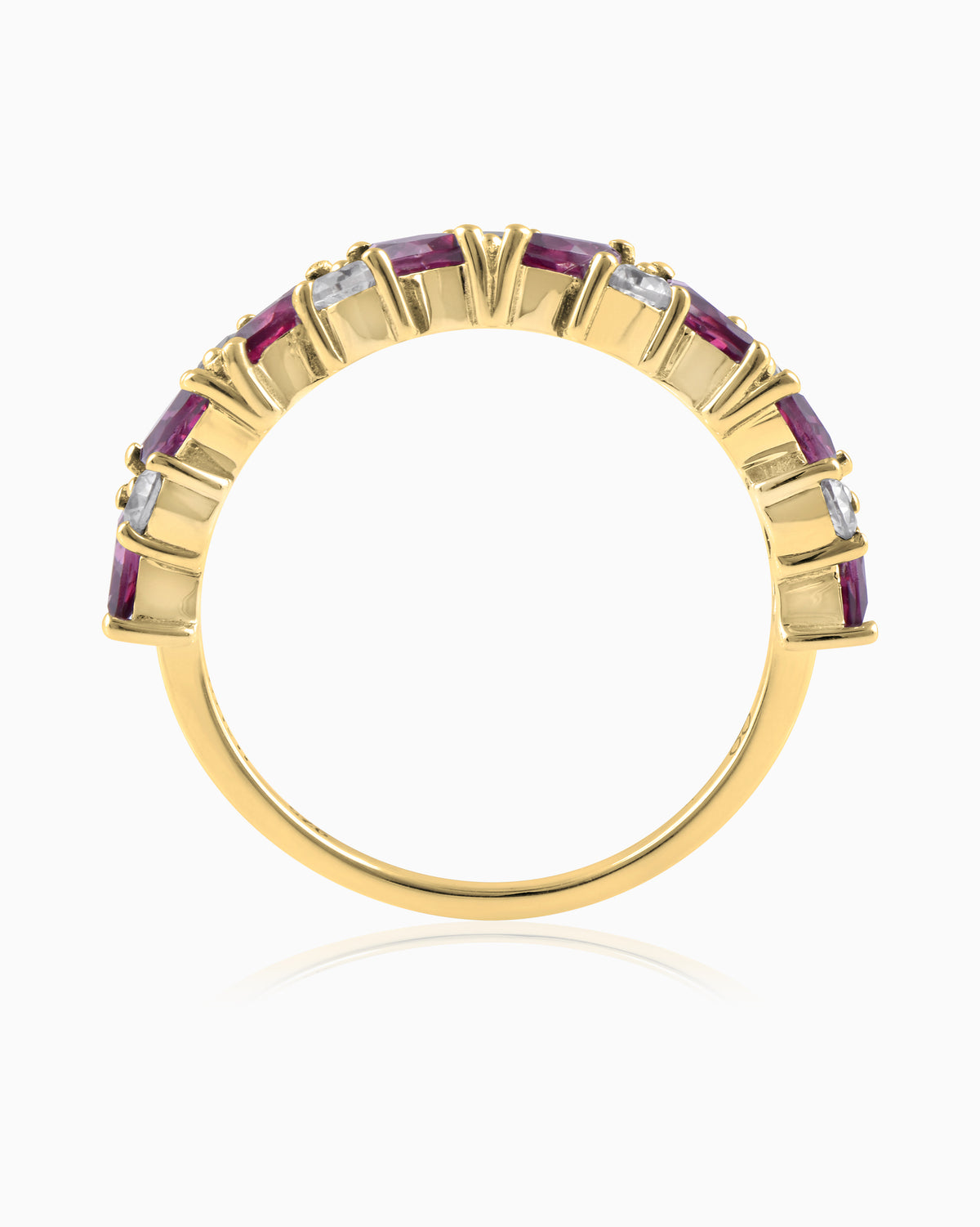 Raspberry Glimmer Ring