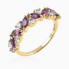Raspberry Glimmer Ring