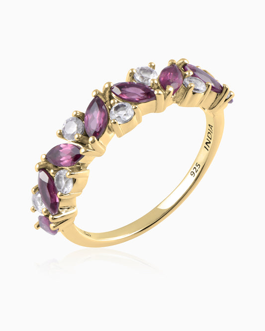 Raspberry Glimmer Ring