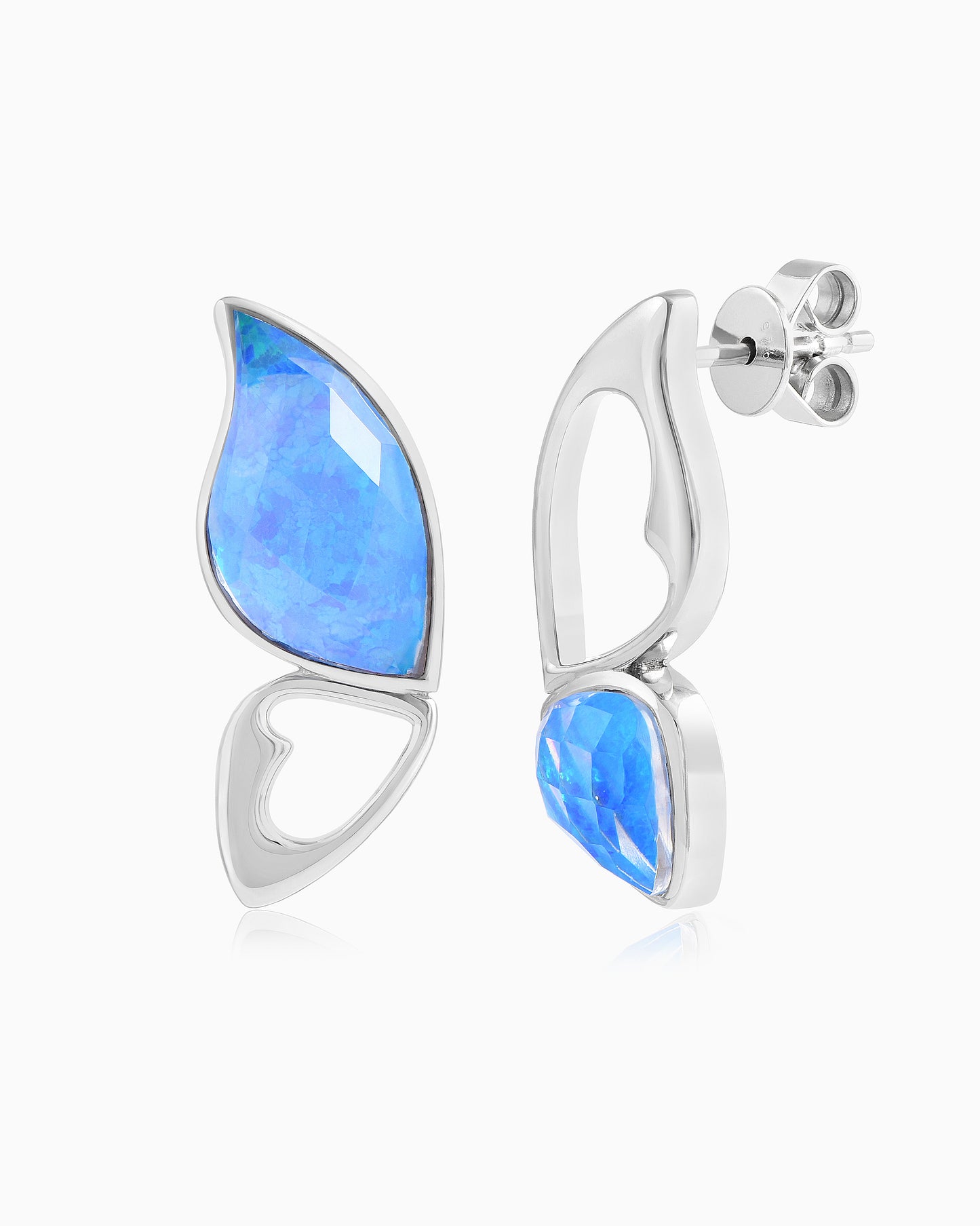 The Winged Grace Earrings – Azure Flight