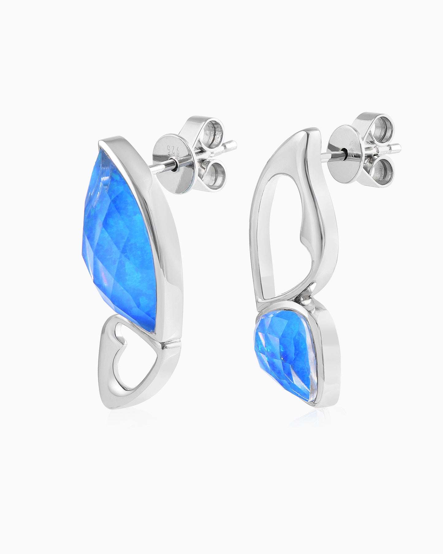 The Winged Grace Earrings – Azure Flight