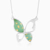 Winged Grace Necklace- Aurora wing 18