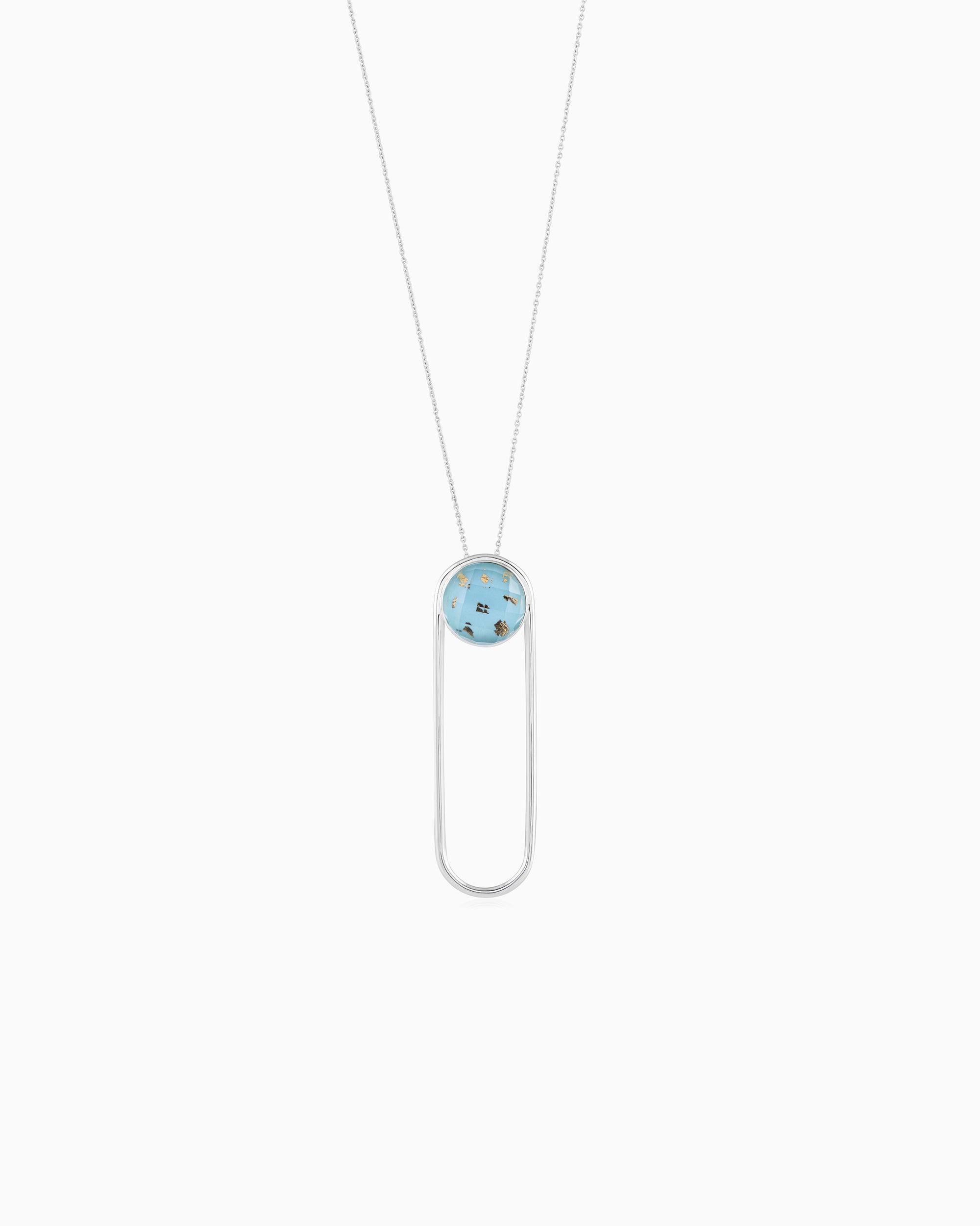 Cyan Cosmos Pendant